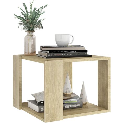 Table basse Chêne sonoma 40x40x30