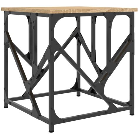 Table basse chêne sonoma 45x45x47,5 bois d'ingénierie