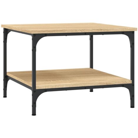 Table basse chêne sonoma 55x55x40 bois d'ingénierie