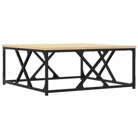 Table basse chêne sonoma 70x70x30 bois d'ingénierie