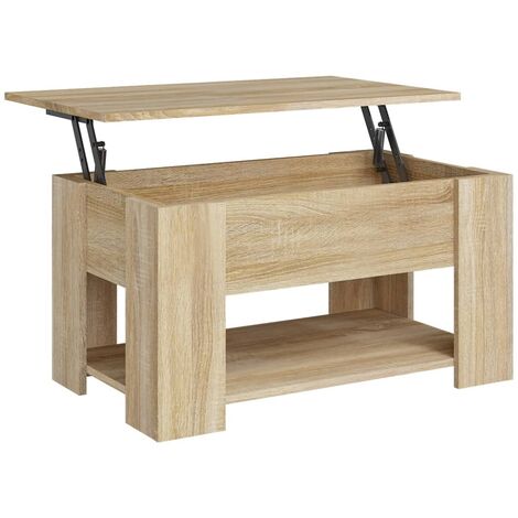 Table basse Chêne sonoma 79x49x41 Bois d'ingénierie
