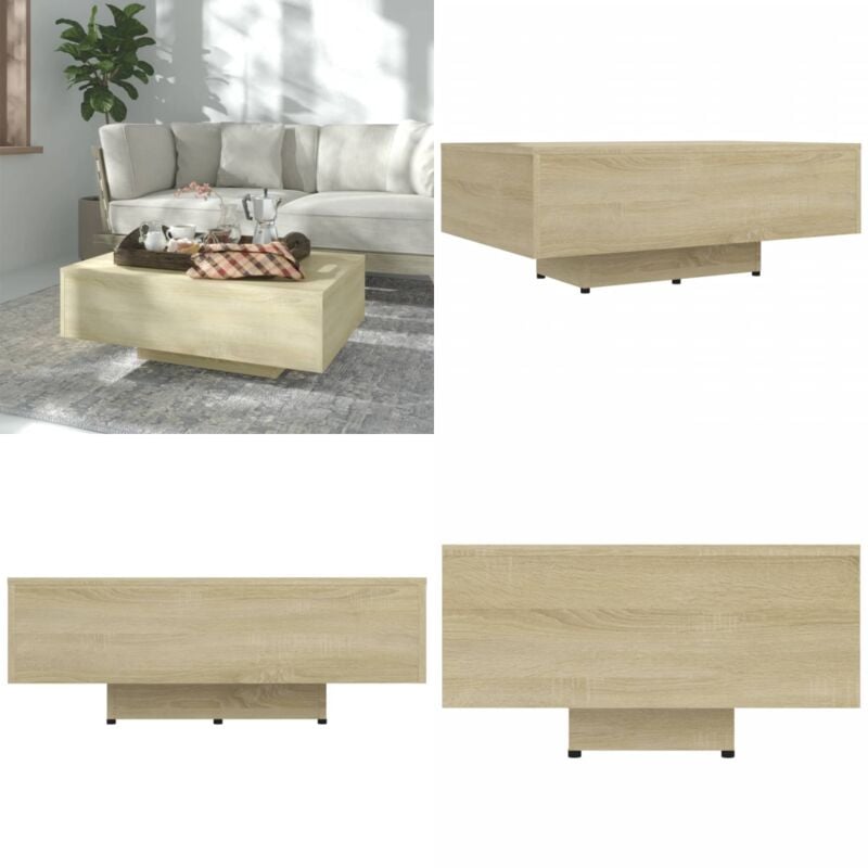 Vidaxl - Table basse Chêne sonoma 85x55x31 cm Bois d'ingénierie - Table Basse - Table D'appoint - Meubles De Salon - Table Ronde - Mobilier