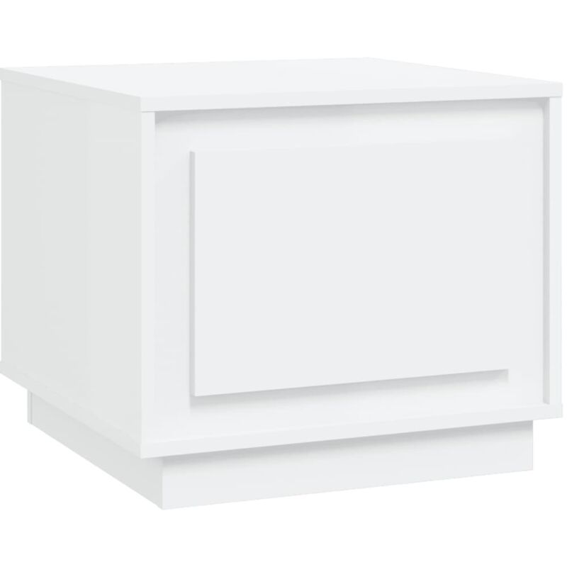 Vidaxl - Table basse blanc 51x50x44 cm bois d'ingénierie