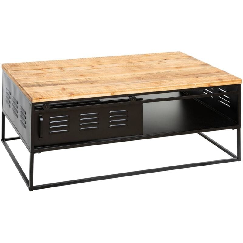 Atmosphera - Table basse Cierna noir 110x60cm créateur d'intérieur