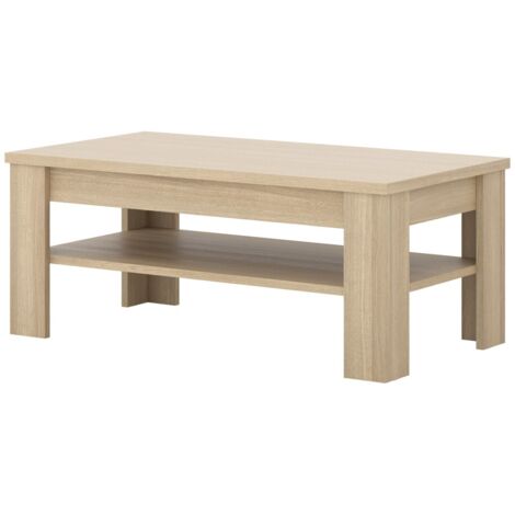 Table basse COPA – 120x50x65 cm – Chêne élégant – Design scandinave