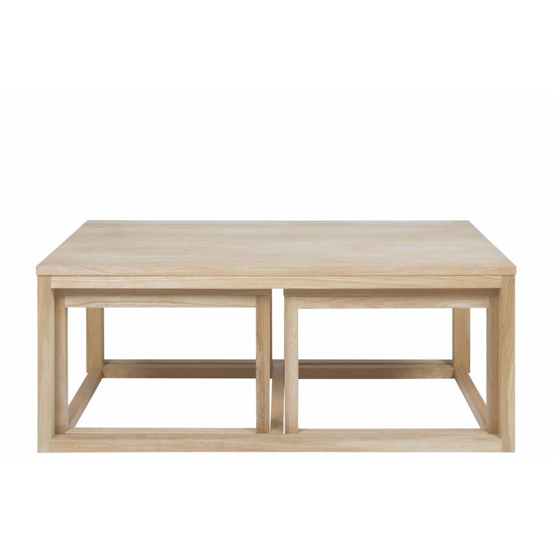 Table basse en chêne - bois clair