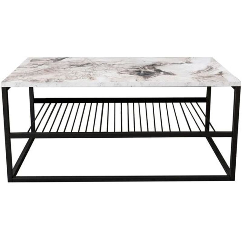 Cotecosy - Table basse en aggloméré et métal Asude Cotecosy - Table basse en aggloméré et métal Asude