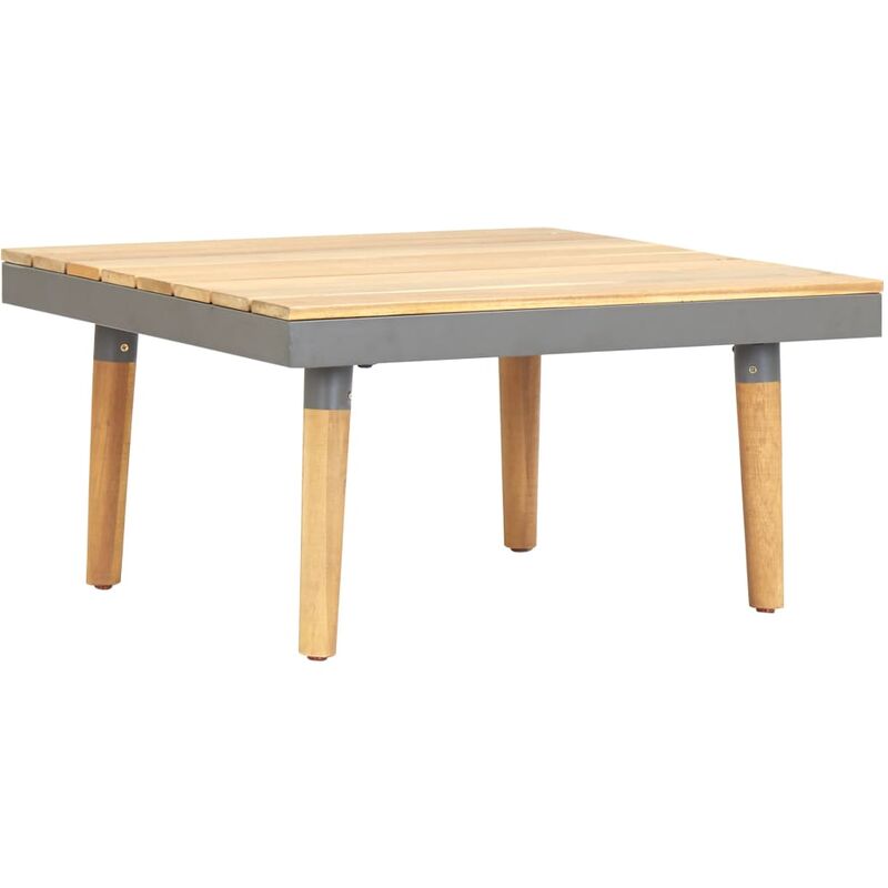 Happyshopping - Table basse de jardin 60x60x31,5 cm Bois solide d'acacia