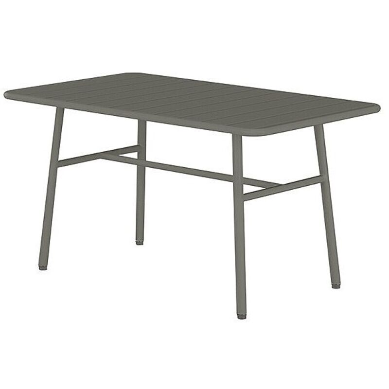Table basse de jardin en métal - Gris anthracite - MIRMANDE de MYLIA