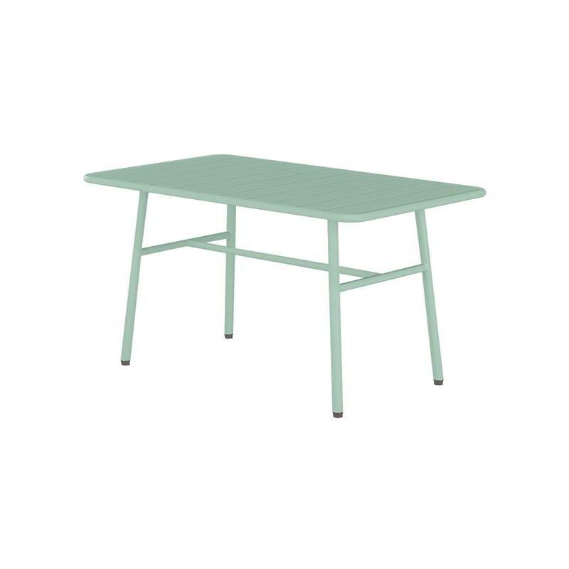 Vente-unique - Table basse de jardin en métal - Vert amande - mirmande de mylia