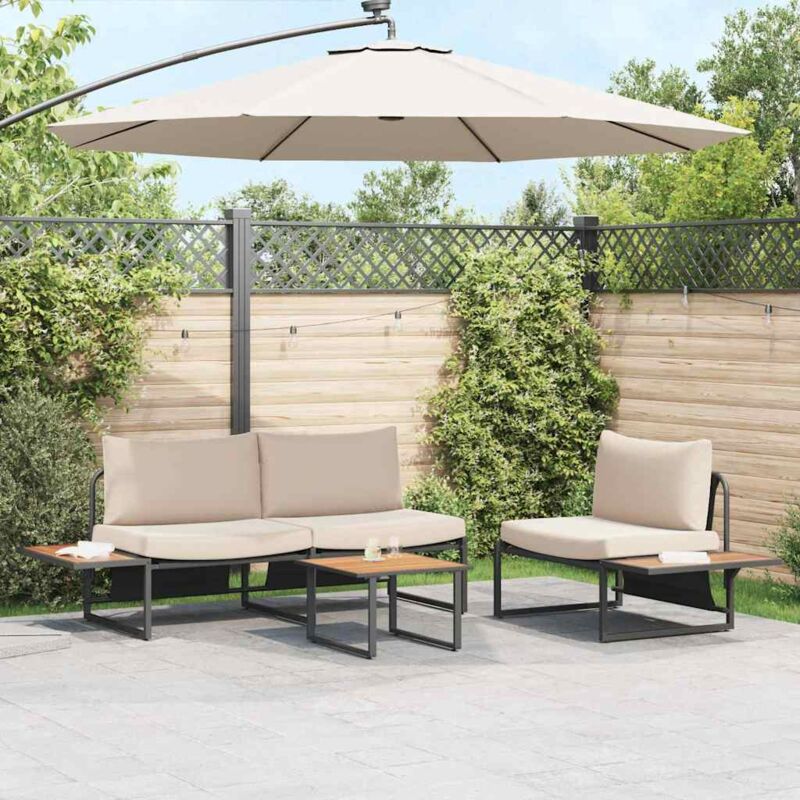 Table basse Marron Acier Vidaxl