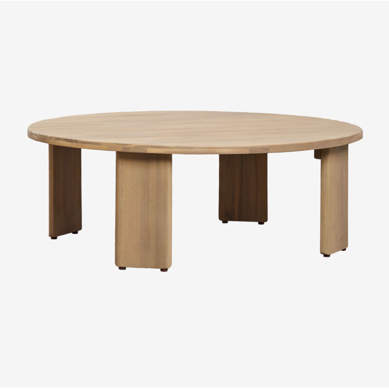Sklum - Table basse de jardin ovale 100x80 cm en bois d'acacia Uleno Sklum - Table basse de jardin ovale 100x80 cm en bois d'acacia Uleno