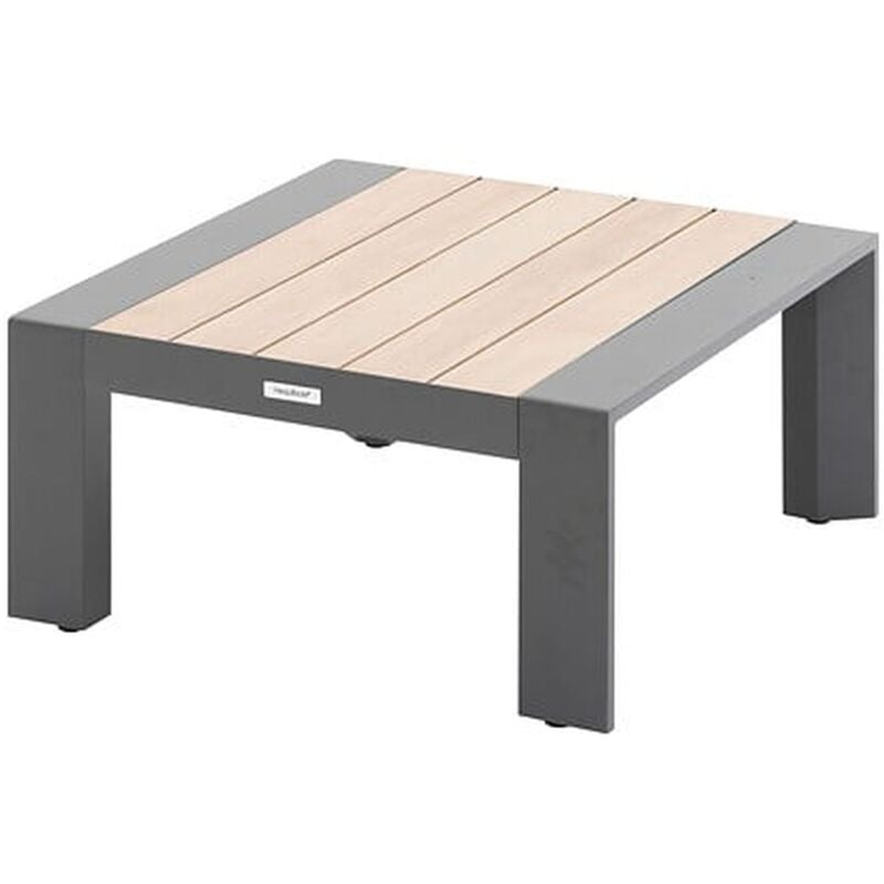 Hesperide - Table basse de jardin petit modèle en aluminium effet bois evasion