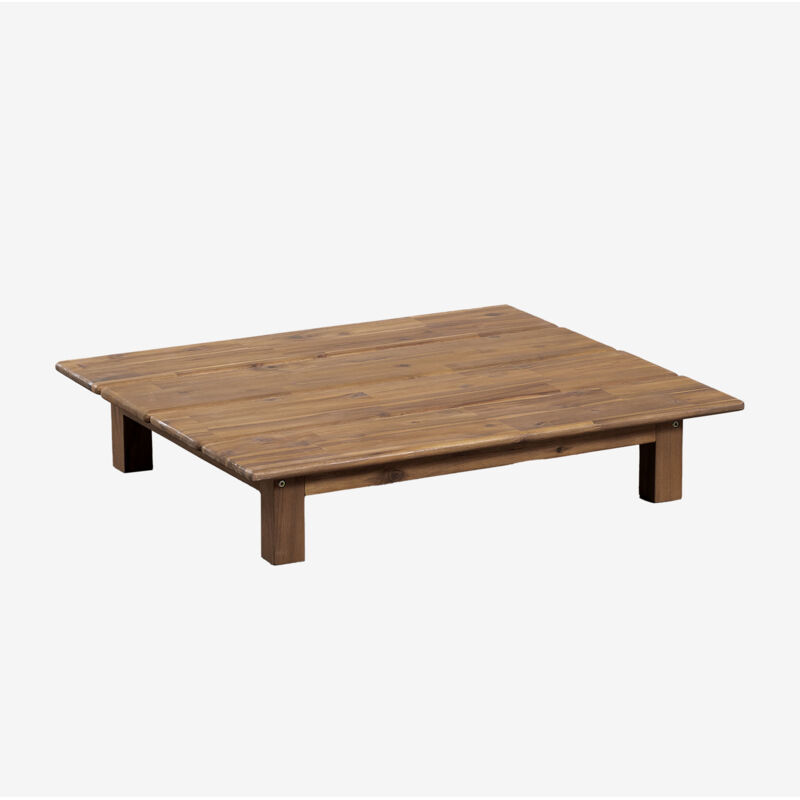 Sklum - Table basse de jardin rectangulaire 85x75 cm en bois d'acacia Brina Sklum - Table basse de jardin rectangulaire 85x75 cm en bois d'acacia Brina