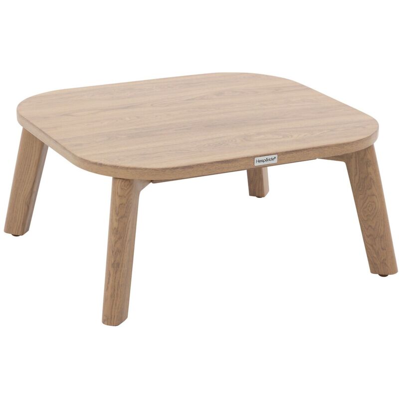 Table basse de jardin rectangulaire en aluminium effet bois MANISSA