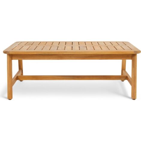 Table basse de jardin rectangulaire en bois FSC - Symi