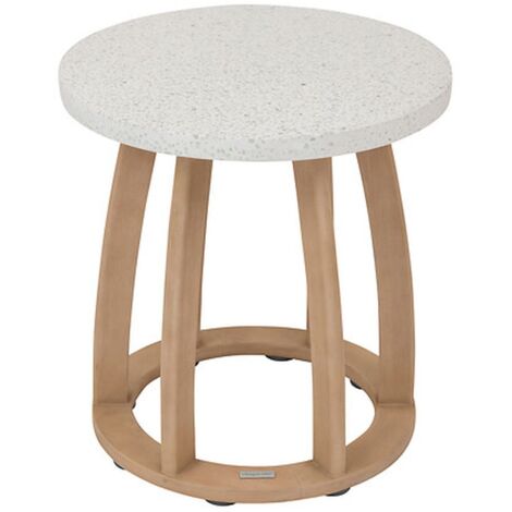 Table basse de jardin ronde Lemindo 100cm en eucalyptus - Hespéride