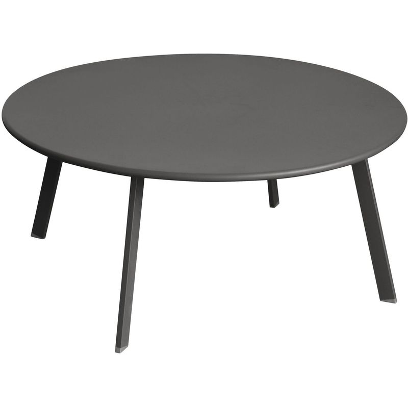 Hesperide - Table d'appoint de jardin Saona - Diam. 90 cm - Diam. 90 x 40 - Gris
