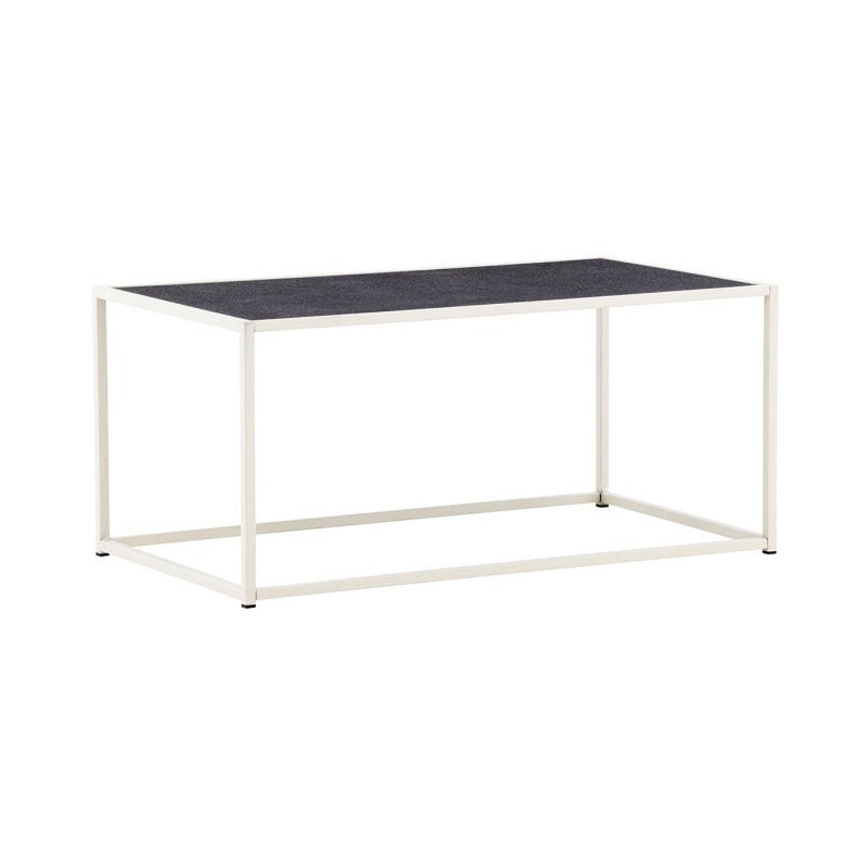 Paris Prix - Table Basse de Jardin 'Siaton' 110cm Gris