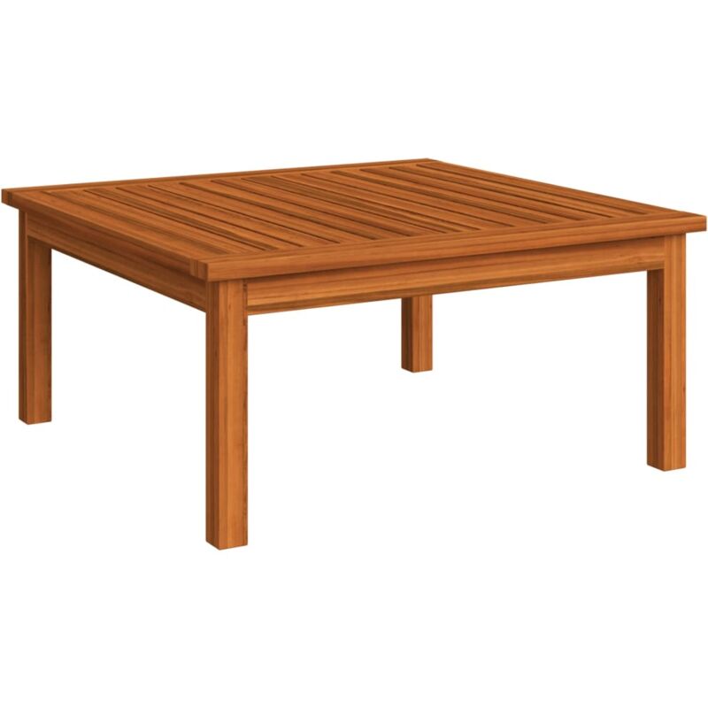 Maisonchic - Table basse de jardin, Table d'appoint, Table de café 63x63x30 cm bois solide d'acacia togp34233 design in