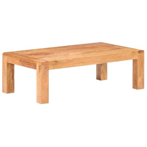 Table basse de salon  Bout de canapé  Tables d'appoint pour chambre 110x60x35 cm Bois d'acacia massif et finition miel XTT302