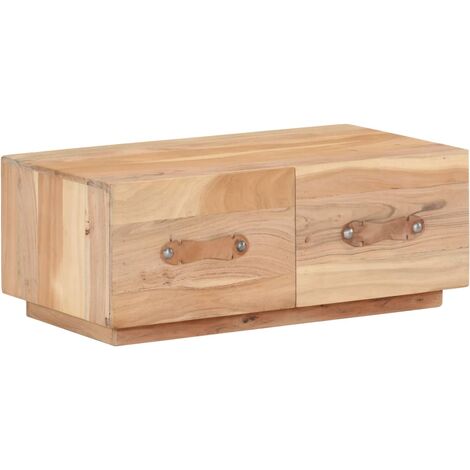 Table Basse de Salon Élégante,Table Canapé 90x50x35 cm Bois de récupération massif -FR39496