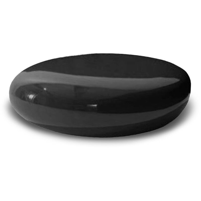 Table basse de salon noire - Galet