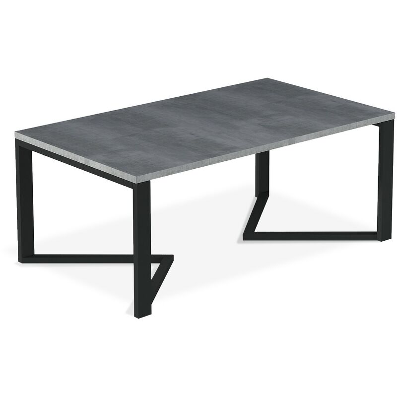 table basse de style industriel meryl effet beton