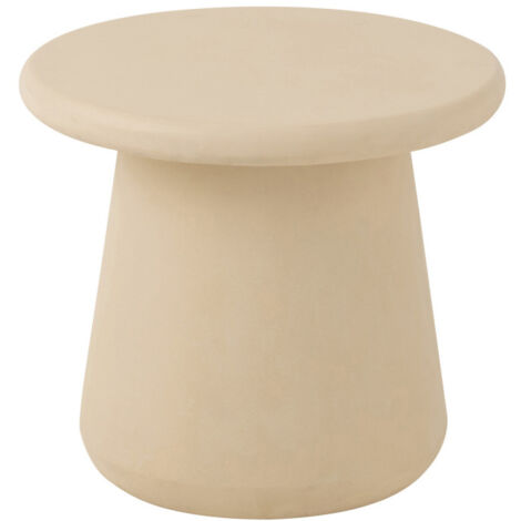 Table Basse Design "Cave" 51cm Beige