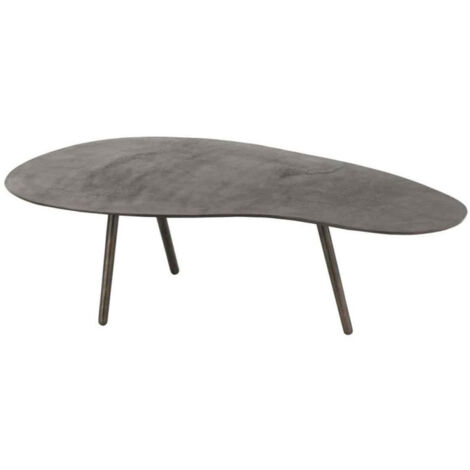 Table Basse Design "Goutte" 120cm Noir
