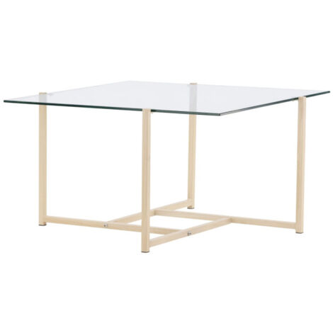 Table Basse Design "Hybrid" 80cm Transparent