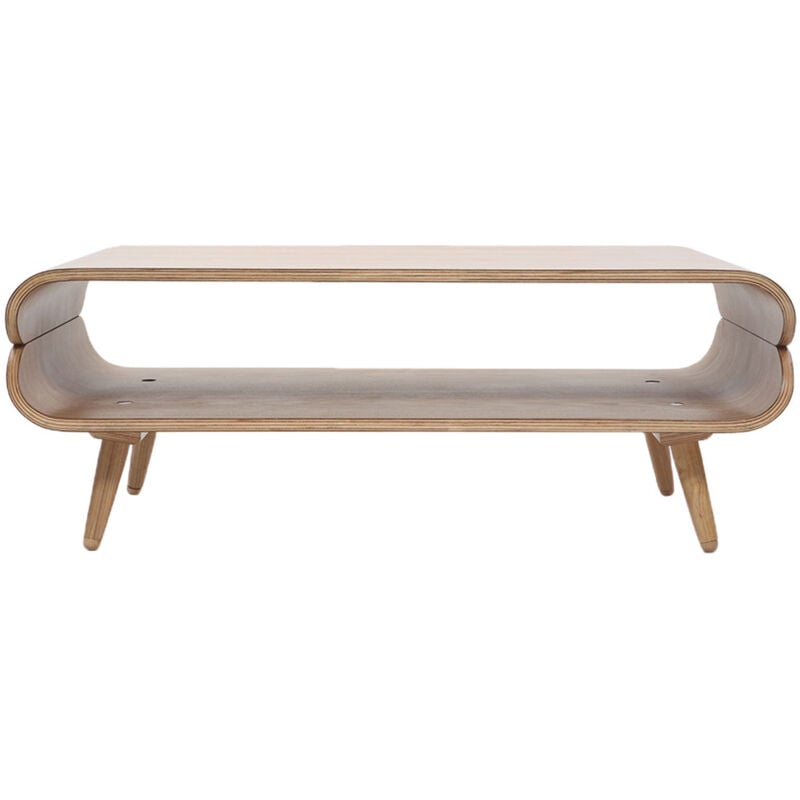 Miliboo - Table basse rectangulaire scandinave bois clair L118 cm takla