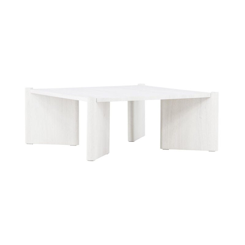 Paris Prix - Table Basse Design 'Rogaland' 100cm Blanc