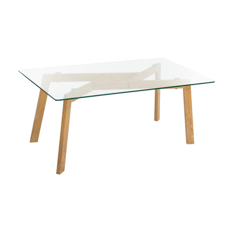 Table Basse Design 'Taho' 110cm Transparent