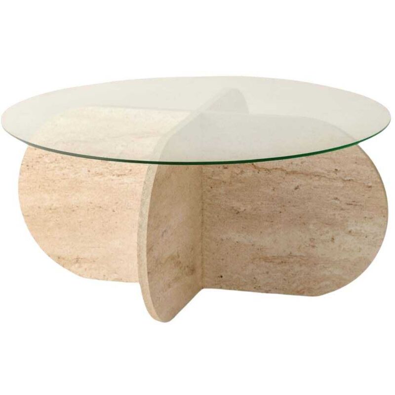 Table basse en verre Bubble