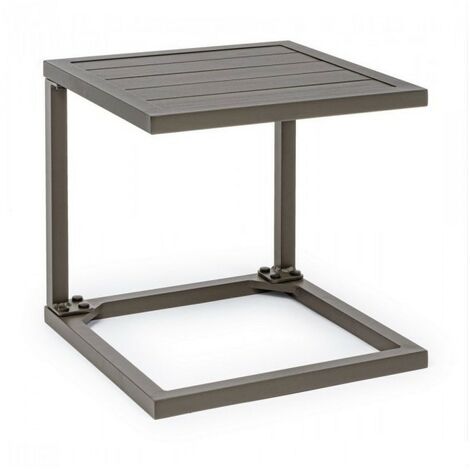 Table basse d'extérieur en aluminium Caffè HILDE YK14 40x40x h40 cm