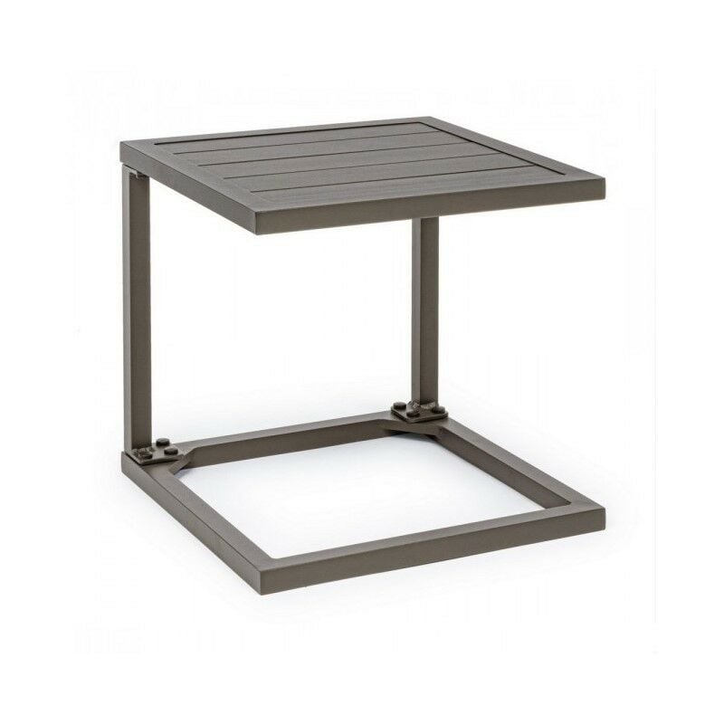 Table basse d'extérieur en aluminium hilde YK14 40x40x h40 cm