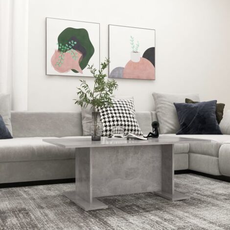 Table basse élégante moderne disponible en différentes couleurs Couleur : Ciment