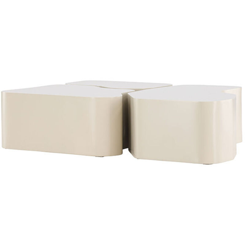 Venture Home - Table basse organique en bois 92x70cm - Beige - nordland Venture Home - Table basse organique en bois 92x70cm - Beige - nordland