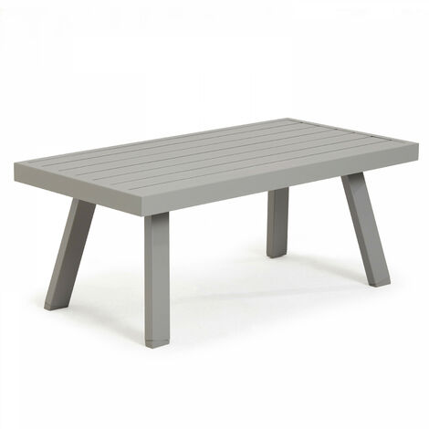 Table basse en aluminium - Gris