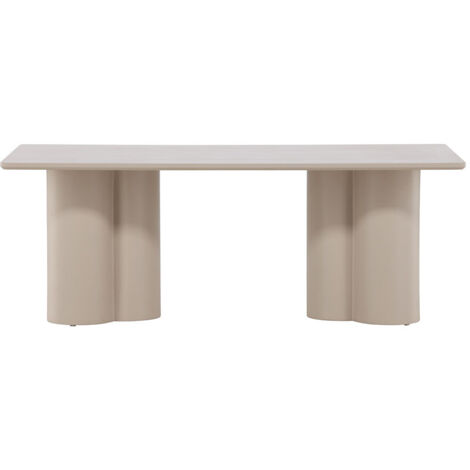 Table basse en bois 120x60cm - Beige - Olivia