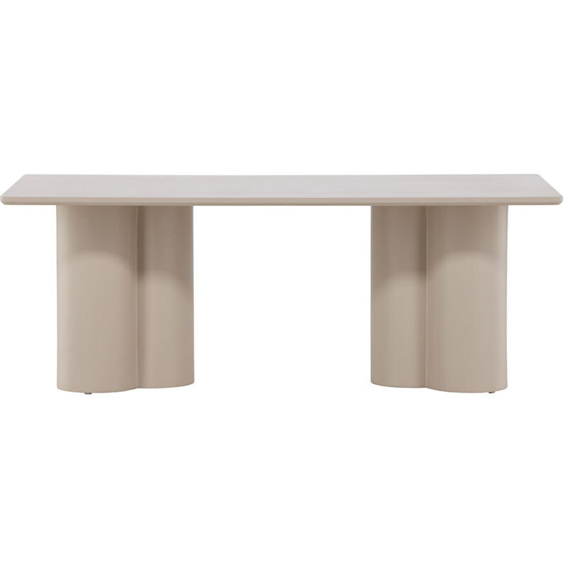 Table basse beige Olivia Rectangulaire : 120 x 60 cm