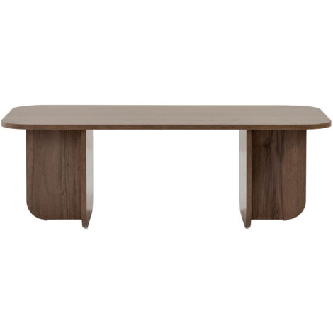 Table basse en bois "Akira" 120 x 60 x 41 cm - Noyer