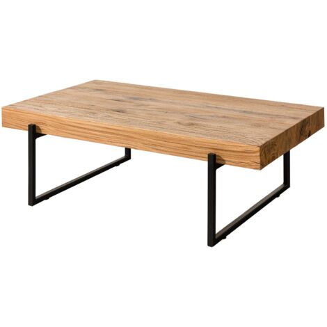 Table basse en bois de Chêne 120x60x35 naturel huilé LOUNGE COLLECTION 02