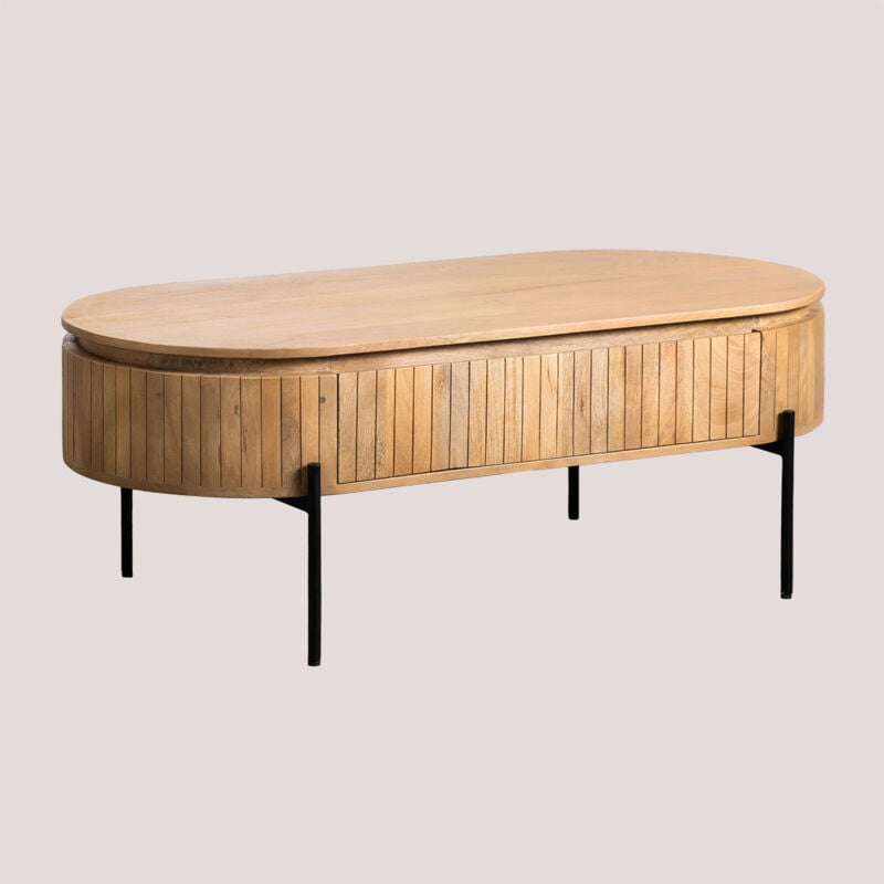 Sklum - Table basse en bois de manguier Analis