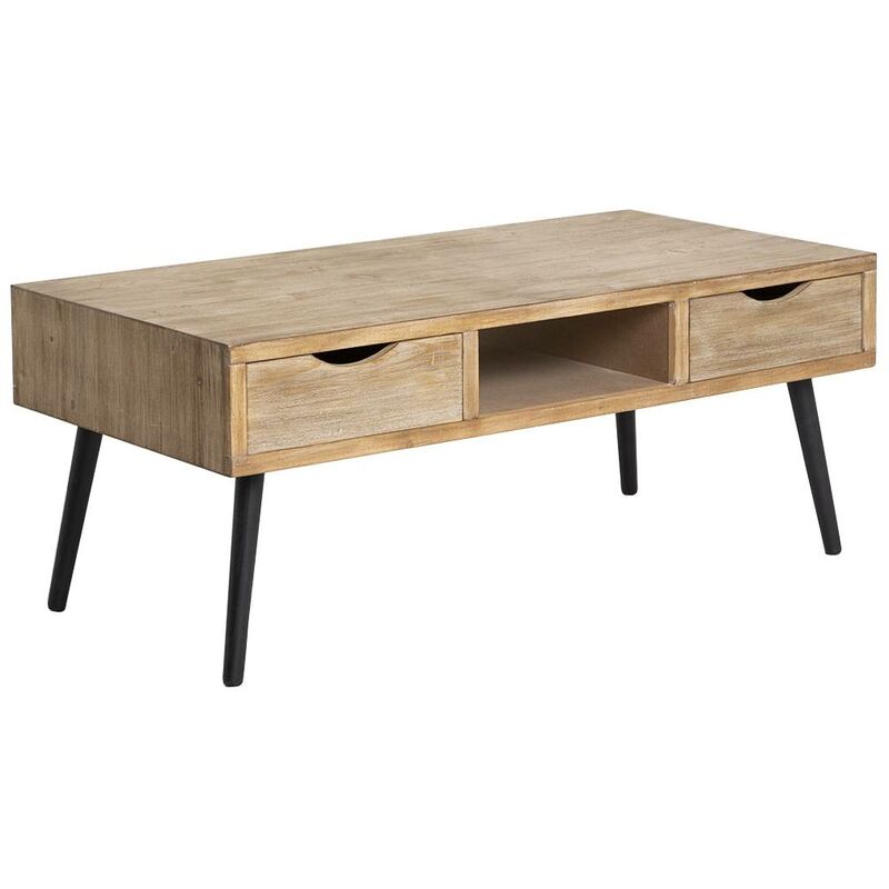 Table basse en bois de sapin Natural