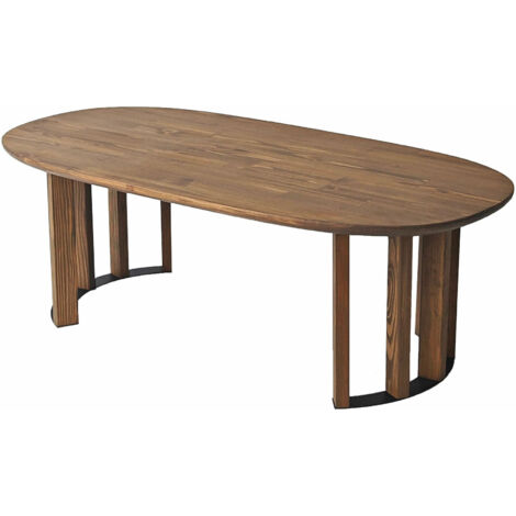Table basse en bois "Elysia" - 120 x 60 x 40 cm - Marron