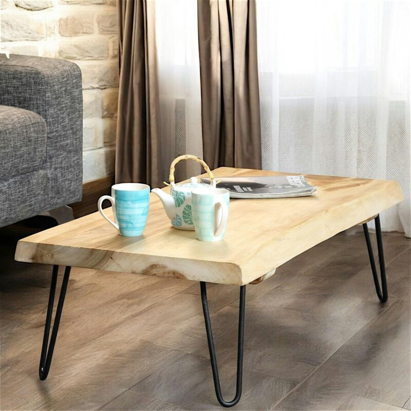 Table basse en bois exotique 110 cm HAWAI