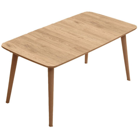 Table basse en bois "Luci" 100 x 53 x 45 cm - Chêne