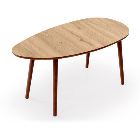 Table basse en bois "Nora" 100 x 50 x 45 cm - Chêne